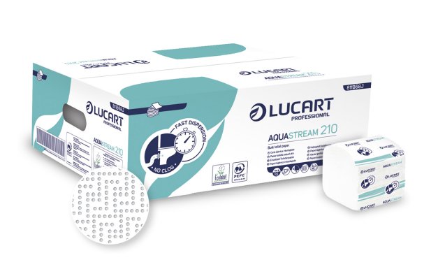 Lucart AquaStream 210 složivi toaletni listić
