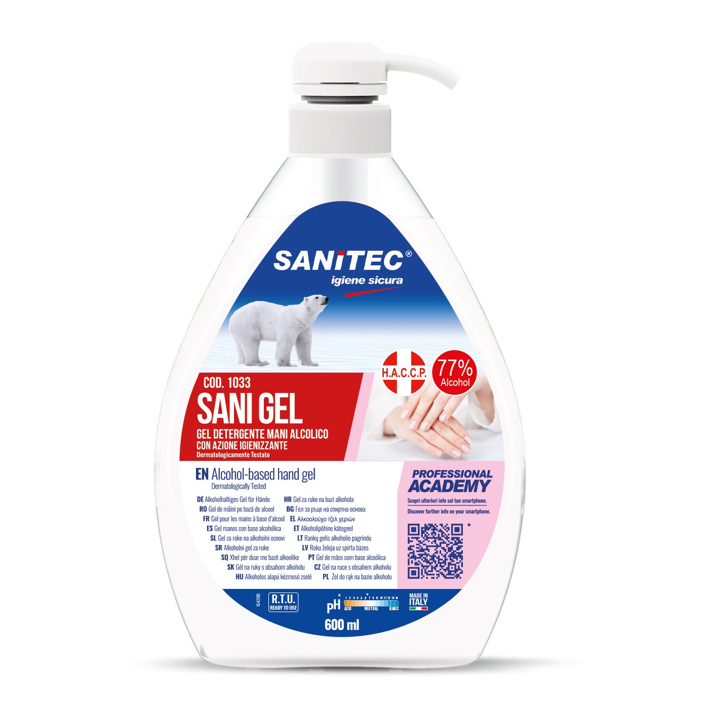 SANI GEL 600ml – Sredstva za pranje ruku